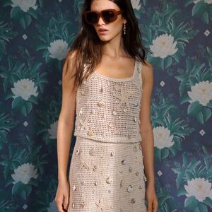 Aqua x White Lotus Crochet Set